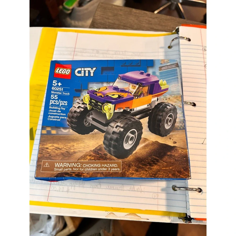 LEGO City Monster Truck 60251 Playset Building‎ Toy 55 Pieces Kids Age 5